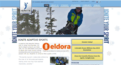 Desktop Screenshot of igniteadaptivesports.org